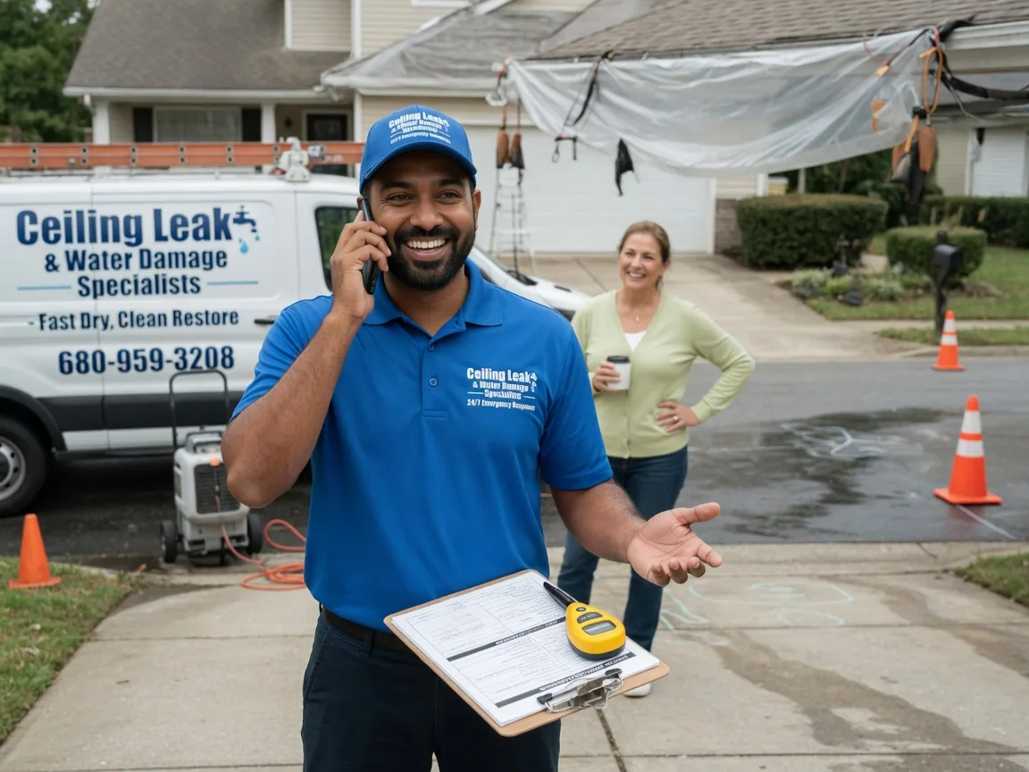 Ceiling Leak Cleanup Mayfield, KY FAQs